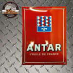 plaque émaillée Antar rétro