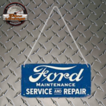 plaque tôle ford service deco garage vintage