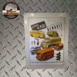 plaque publicitaire vintage véhicules Renault en relief