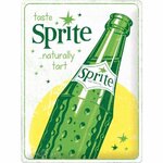 plaque métal sprite édition limitée vintage