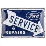 plaque vintage ford service & repair