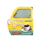 portière miroir vintage coffee house