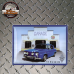 plaque vintage renault 8 gordini