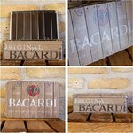 boite à sucre vintage rhum bacardi