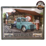 plaque émaillé citroen u23 utilitaires rétro
