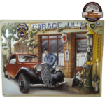 plaque émaillé citroen traction coupé rétro