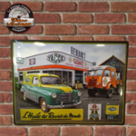 plaque vintage yacco véhicules renault