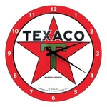 horloge émaillée Texaco