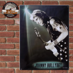 plaque vintage johnny hallyday album 100 %