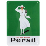 plaque lessive persil émaillée