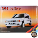 plaque peugeot 205 rallye 30x40cm