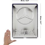 plaque vintage mercedes service nostalgic art