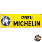 plaque émaillée vintage pneus michelin bibendum