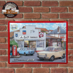 plaque simca 1000 rétro 30x40 cm