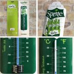 thermomètre publicitaire rétro sprite soda
