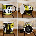 tasse à café rétro opel