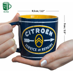 tasse à café citroen mug rétro