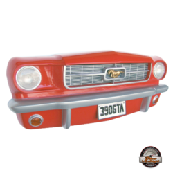 Plaque métal vintage Ford Mustang Boss - France