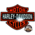 plaque émaillée Harley motorcycle