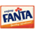 plaque métal logo fanta en relief