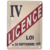 plaque murale vintage licence 4