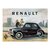 plaque renault 4cv new york rétro