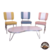 ensemble chaises et table basse vintage diner américian formica