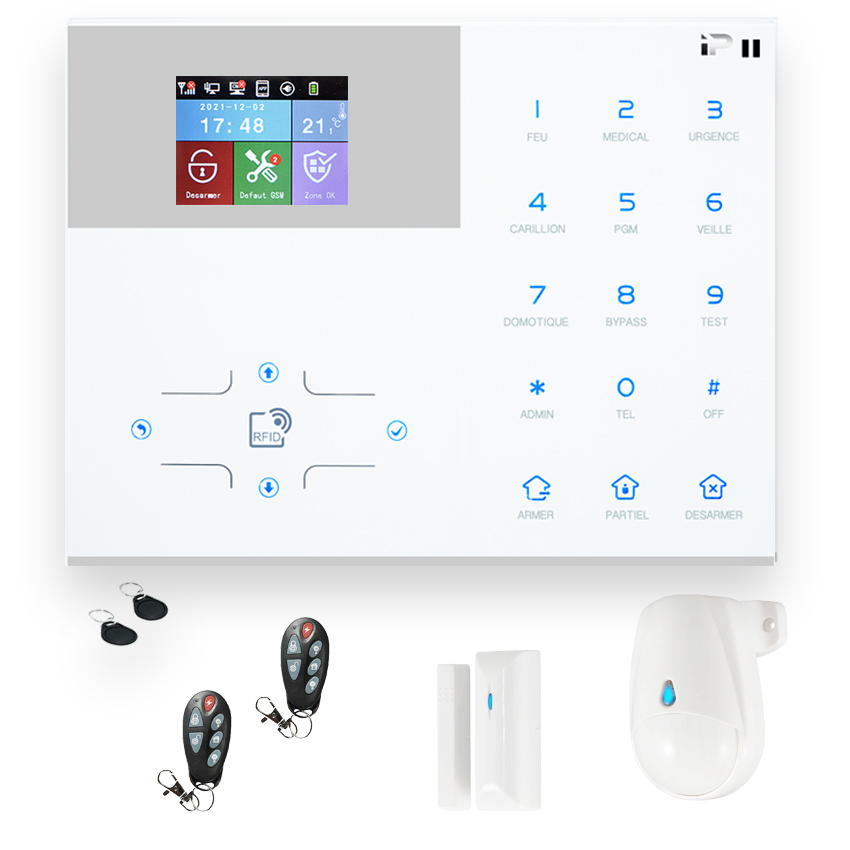 Pack alarme sans fil Orion IP2 - IP & GSM 4G - KIT OR01 4G