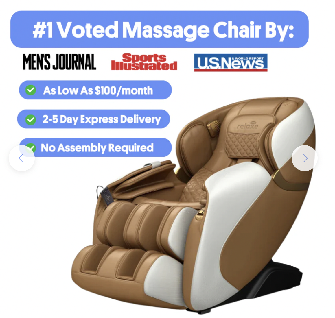 Slabway — Massage Chair Shiatsu Massage Chair Foot Massage