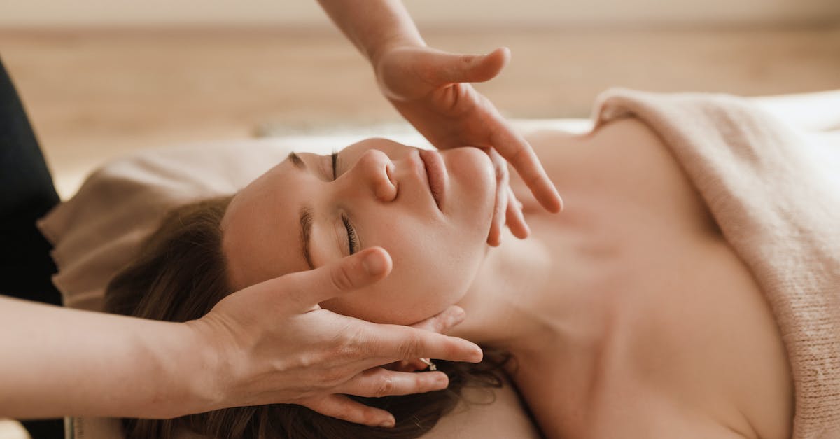 a woman having a massage