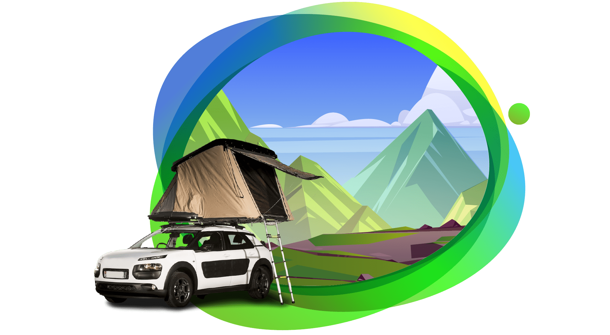 voiture tente toit roof adventures