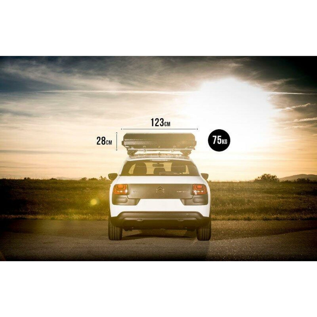 Tente De Toit Universelle Beige Bragan™ – Pour Pick-up, SUV, 4x4, Voiture (neuve, Avec Kit De Montage)