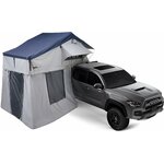 Thule Tepui Autana ouverte avec son annexe, vue de trois quarts sur un pick-up