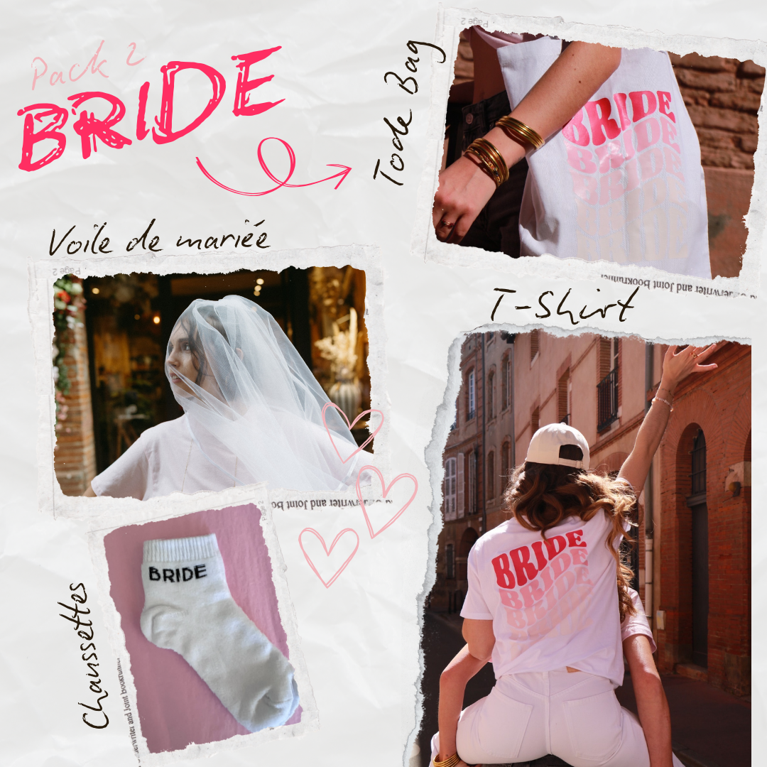 Pack bride 2 bride and besties EVJF