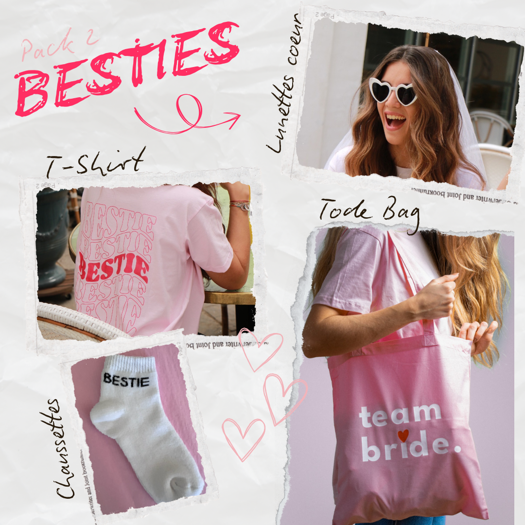 pack 2 besties bride and bestie EVJF