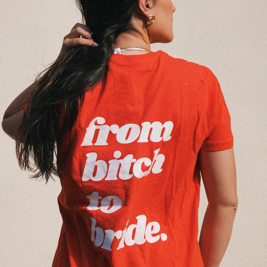 Tee shirt rouge EVJF