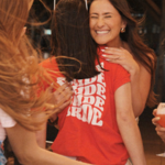 Teeshirt Bride rouge EVJF