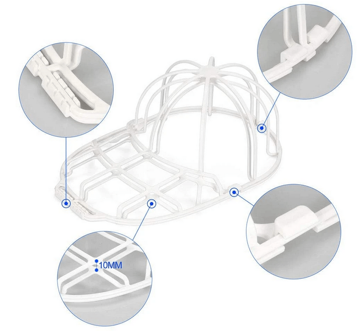 support pour laver casquette details clip - capclap