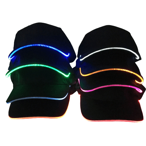 casquettes led differentes couleurs - capclap