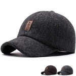 Nouvelle-casquette-de-Baseball-en-laine-tricot-e-couvre-oreilles-d-hiver-casquette-de-Baseball-pour