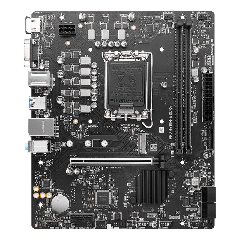 msi-pro-h610m-e-ddr4