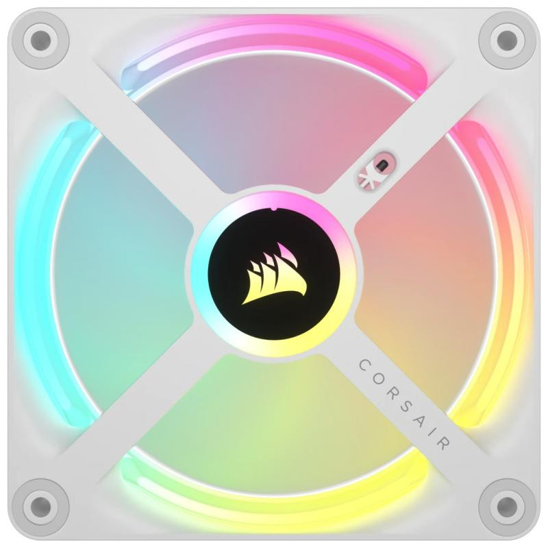 corsair-kit-de-demarrage-ventilateurs-pwm-120-mm-corsair-icue-link-qx120-rgb-wh