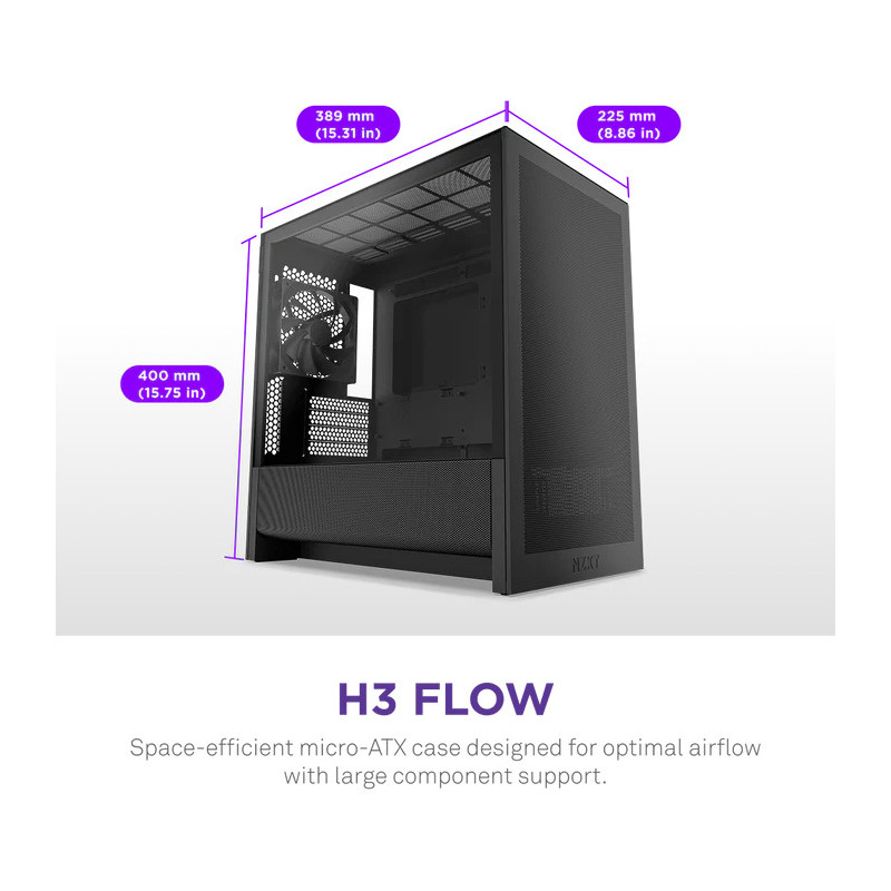 nzxt-h3-flow-micro-atx-mid-tower-case-all-black-color