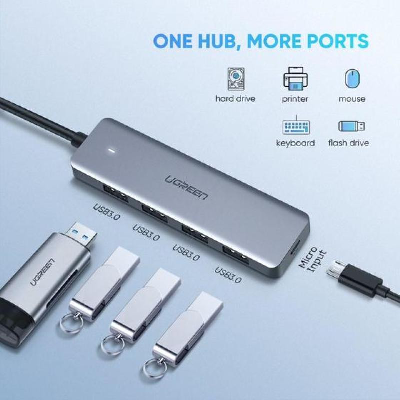 ugreen-hub-4-port-usb30-avec-port-alimentation