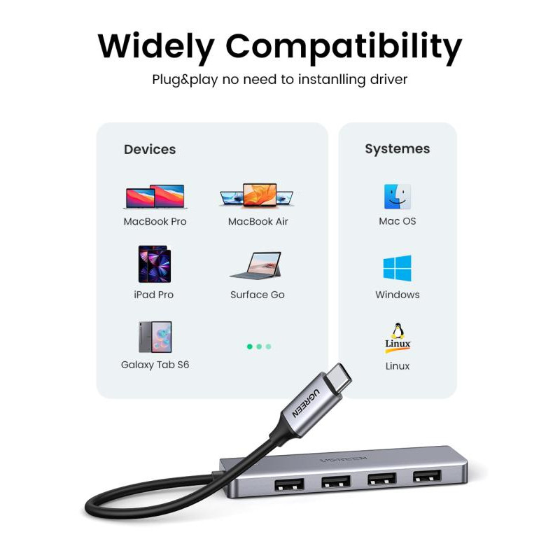 ugreen-hub-4-port-usb30-avec-port-alimentation