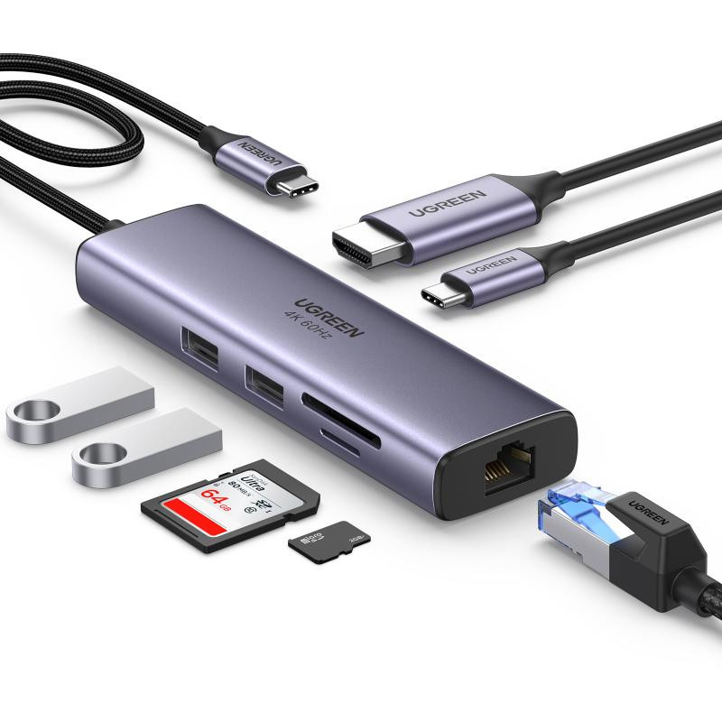 ugreen-adaptateur-multiport-7-en-1-4k-hdmi-vers-usb-c-60515