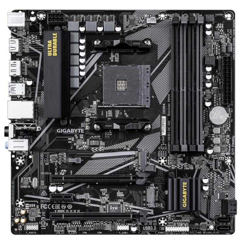 gigabyte-b550m-ds3h-ac-r2-ddr4
