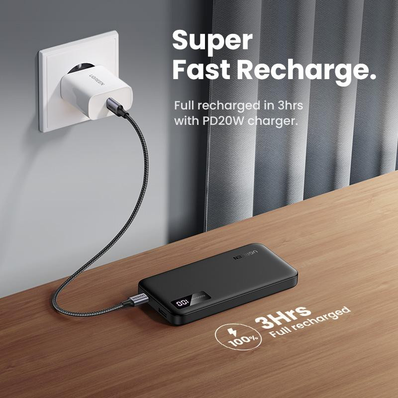 ugreen-batterie-ext-10000mah-2-ports-gris-25742