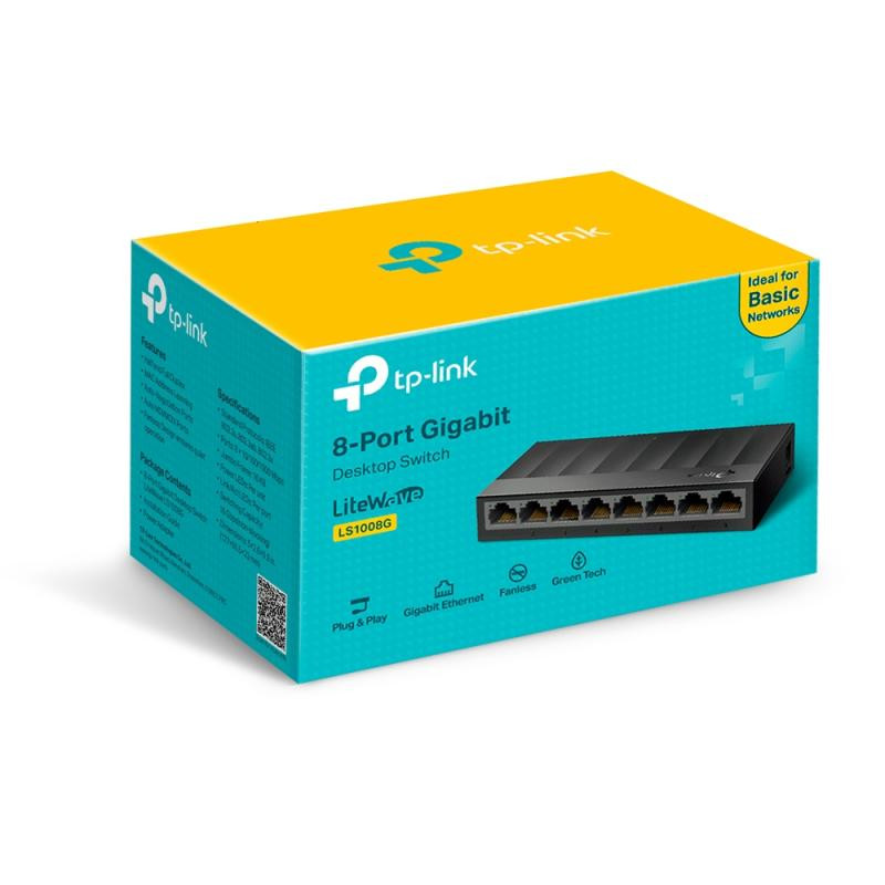 tp-link-ls1008g-switch-de-bureau-8-ports-gigabit-10-100-1000-mbps