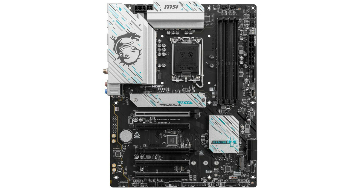 MSI B760 GAMING PLUS WIFI DDR4 ATX - Carte mère MSI